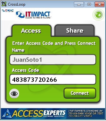 Use CrossLoop to provide support to your clients, or your Mom