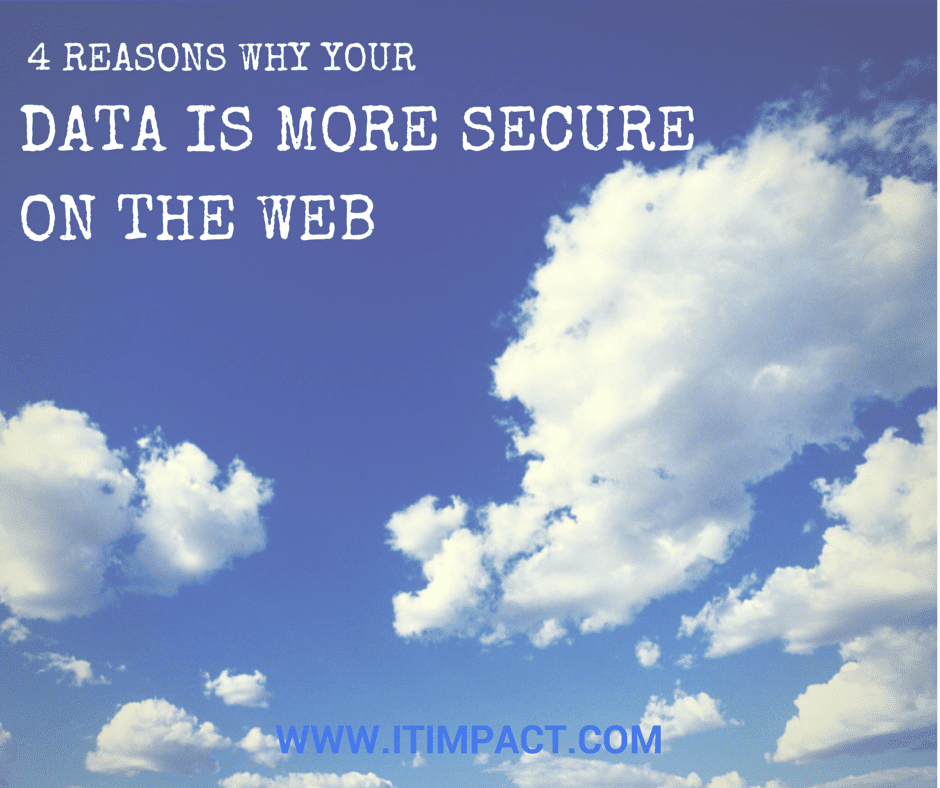 4 Reasons Why Your Data is More Secure on the Web