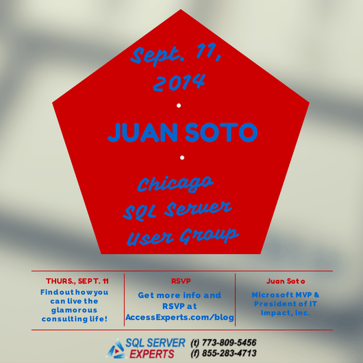 Be an SQL Server Consultant from Home - Chicago Event