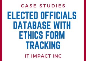 Elected Officials Database with Ethics Form tracking