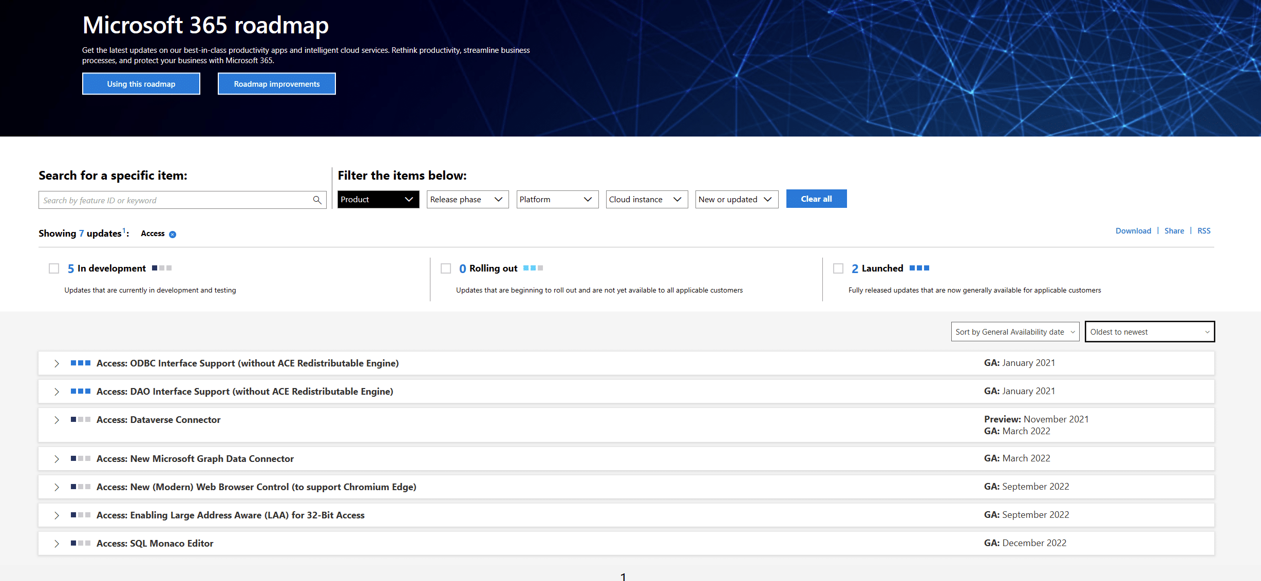 Access dataverse connector is now available to test